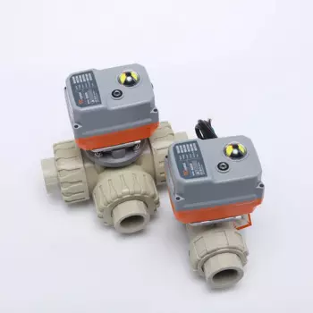 Моторизованный шаровой кран PPH 3-way DC24V