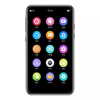Mp4-плеер с 1,4-дюймовым полноэкранным прессом, mp3-плеер, Bluetooth 4,0 Walkman, качество звука Hi-Fi