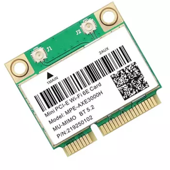 MPE-AXE3000H WiFi-карта WiFi 6E 2400 Мбит/с Мини-карта PCI-E для сетевой карты BT 5.2 802.11AX 2,4G/5G/6Ghz Wlan