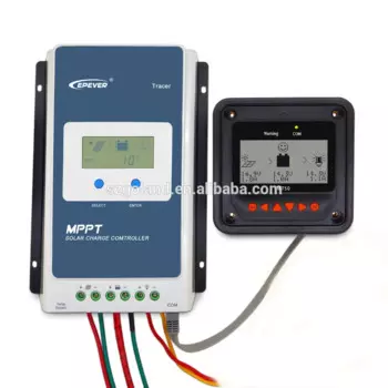 MPPT Контроллер заряда для фотоэлектрических систем 40A 12V/24V автоматическая работа Обновление версии с ЖК-дисплей Дисплей