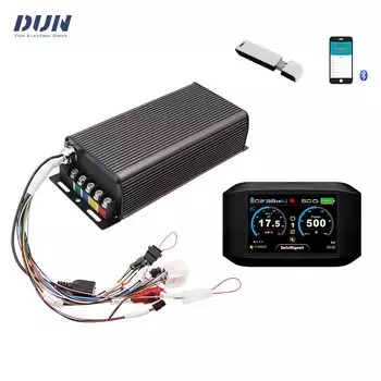 MQCON SVMC72100-APT V2 48V-72V 100A 3 квт BLDC контроллер двигателя с новым спидометром TFT 750C