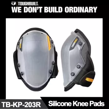 Мягкий силиконовый наколенник TOUGHBUILT FoamFit, безопасное снаряжение для строительной площадки