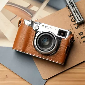 Mr.Stone для фотоаппарата Fujifilm x100vi, Женский защитный чехол для фотоаппарата, боди для фотоаппарата, сумка для фотоаппарата ручной работы из натуральной кожи