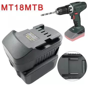 Адаптер MT18MTB для аккумуляторов Makita 18В к инструментам Metabo