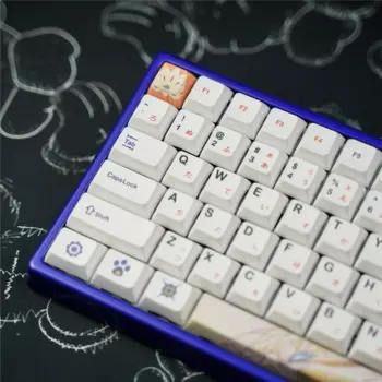 Мультфильм Keycaps XDA профиль сублимации PBT японская клавишная крышка механическая клавиатура совместима с GK61/64/84/96/104 keycaps