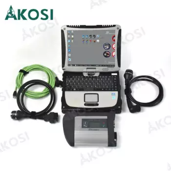 Мультиплексор MB star c4 sd connect C4 Wi-Fi PK C5 xentry das wis epc Compact 5 для бензогрузовика, диагностический инструмент для автомобиля + ноутбук CF19