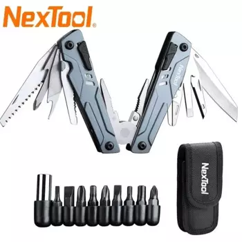 Мультитул NexTool Сейлор про 14 в 1, портативные складные плоскогубцы, карманный нож, ножницы, отвертка, многофункциональные инструменты для повседневного использования