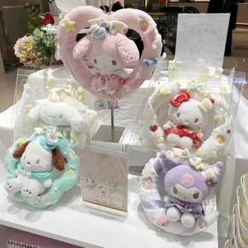 Мультяшный Sanrio звезда желание венок серия Hello Kitty Kurumi Коричный цвет милый подарок на день рождения и Рождество