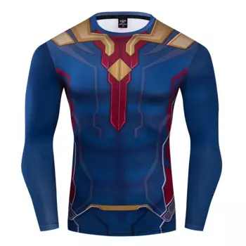 Мужская футболка для спортзала Rashguard одежда для косплея для фитнеса и бодибилдинга Трико Спортивная компрессионная спортивная рубашка Мужской Топ