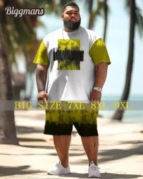 Мужская футболка с рисунком, большие размеры 7XL 8XL