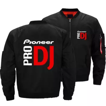 Мужская куртка пилота Pioneer Pro DJ Graphic, куртка-бомбер, Мужская одежда, модная уличная одежда