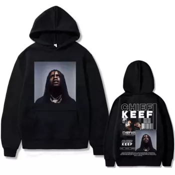 Мужская винтажная Толстовка Rapper Chief Keef с рисунком в виде альбома