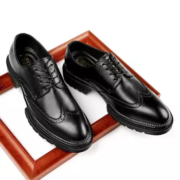 Мужские броги из натуральной кожи, размеры 39-44
