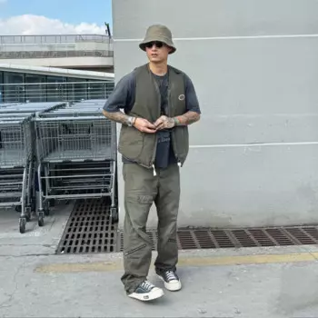 Мужские брюки VISVIM 24SS NORTHROP, грязевые окрашенные комбинезоны