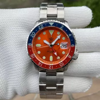 Мужские наручные часы STEELDIVE SD1994L, полностью автоматические механические часы с разноцветным циферблатом NH34, швейцарские светящиеся водонепроницаемые часы 200 м