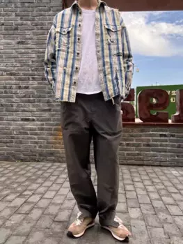 Мужские штаны VISVIM 22AW CARROLL японские мужские и женские шерстяные зауженные повседневные брюки Nakamura
