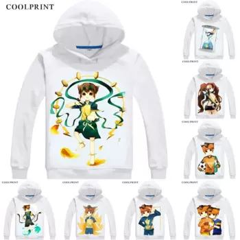 Мужские толстовки Coolprint Endou Mamoru s, мужская толстовка с капюшоном с принтом Марка Эванса, иназума одиннадцатой GO, уличная одежда, Длинная толстовка с капюшоном и принтом из аниме