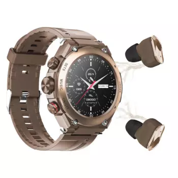 Мужские умные часы T92, Bluetooth, TWS наушники, 2 в 1