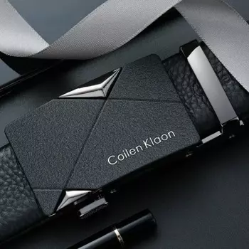 Мужской ремень из мягкой воловьей кожи с автоматической пряжкой, 110-130 см