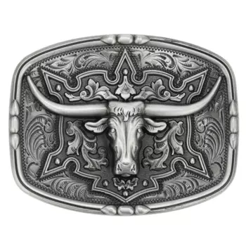 Мужской ремень с пряжкой из коровьего сплава в Западном ковбойском стиле Rodeo