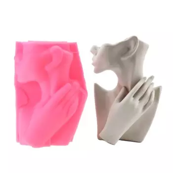 MXME Половина тела ваза для человеческого тела Силиконовые формы для изготовления цветочного горшка для суккулентов