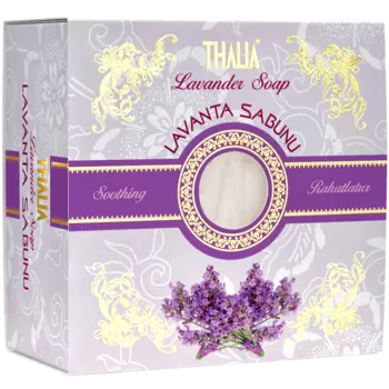 Мыло с натуральным экстрактом лаванды Thalia-150 г. Натуральное твердое мыло. Ароматное мыло с лавандой