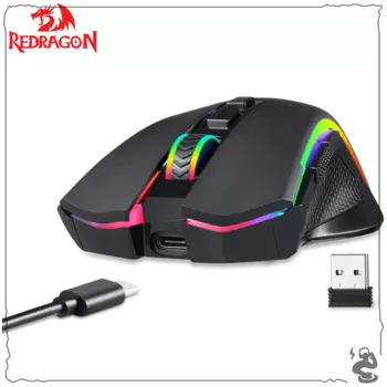 Мышь игровая Redragon M602KS Беспроводная с RGB-подсветкой, 8000 DPI