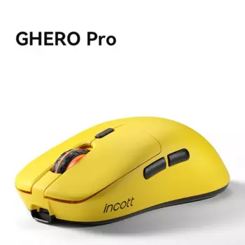 Мышь Incott Ghero Pro беспроводная, Двухрежимная, RGB, 8k