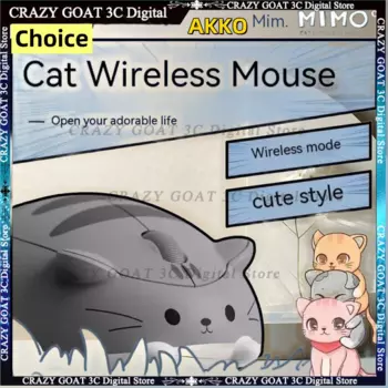 Мышь Компьютерная AKKO CAT аккумуляторная беспроводная, 2,4 ГГц