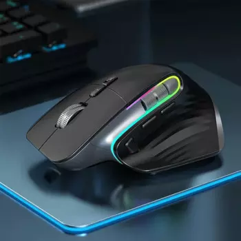Мышь компьютерная беспроводная аккумуляторная Тихая с поддержкой Bluetooth, 4000 DPI