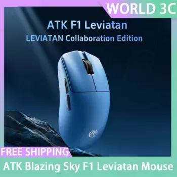 Мышь левиатана Atk Blazing Sky F1, Двухрежимная беспроводная мышь, аксессуар для ноутбука, скорости опроса 8k, легкая игровая офисная мышь под заказ