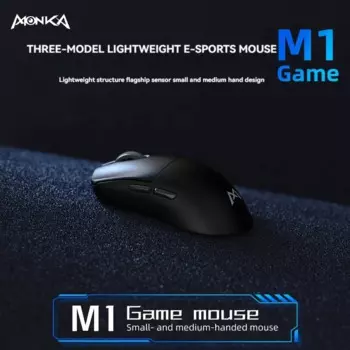 Мышь MONKA M1 Проводная/Bluetooth/Беспроводная, 26000 ГГц, DPI