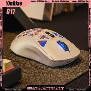 Мышь Yindiao G17 беспроводная, Bluetooth, 3 режима, 10000dpi