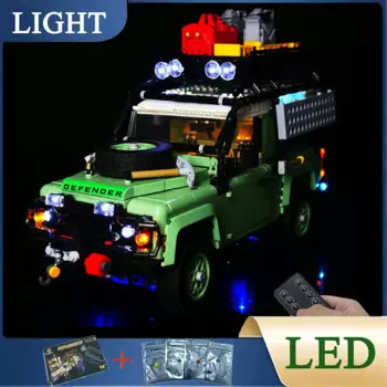 Набор для самостоятельной сборки детских конструкторов для LEGO 10317 Land Rover, комплект строительных блоков неисправных гоночных внедорожников (только фото, без модели блоков)