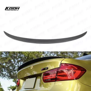 Набор для тела из углеродного волокна ICOO Racing P Style, задний спойлер, крыло для BMW M3 F80,100% Протестировано хорошо