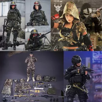 Набор флагов 1/6, модель солдата FS73025, серия китайской армии, соус, пустынный волк, полный комплект, экшн-фигурка, коллекционная кукла
