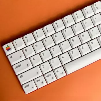 Набор клавиш для механической клавиатуры ECHOME MAC, 127key Set PBT Custom Минималистичная клавиатура, низкопрофильная клавиатура, аксессуары для механической клавиатуры