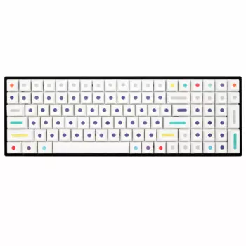 Набор клавиш XDA V2 Dot World Dye Sub для клавиатуры 87 tkl 104 ansi xd64 bm60 xd68 bm65 bm68 Dots