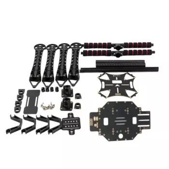 Набор рамок для квадрокоптера S500, четырехосевая рама из углеродного волокна F450, Модернизированная рама SK500 для FPV квадрокоптера, T-образный прочный и простой в использовании