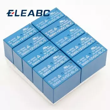 10 шт./лот реле мощности 5V 12V 24V 16A 8PIN набор преобразования