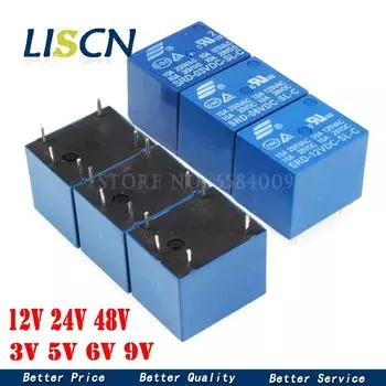 Набор реле SRD 3V/5V/6V/9V/12V/24V/48V