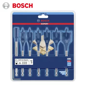 Набор сверл Bosch 2608900334 для деревообработки, с шестигранным хвостовиком, 7 шт.