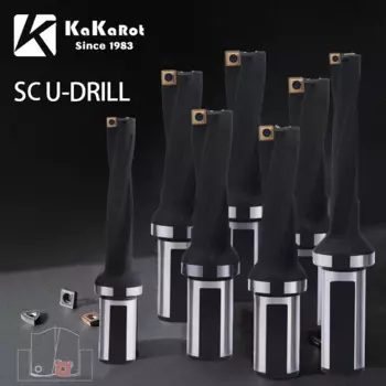 Набор сверл для дрели KaKarot серии SCLT/SOLT, вставка для сверления металла на глубине 2D, 3D, 4D, 5D, Индексируемые токарные станки с ЧПУ