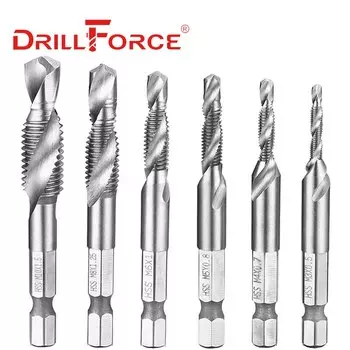 Набор сверл DRILLFORCE 6 шт.