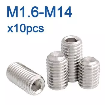 Набор установочных винтов AZKD нержавеющая сталь M2-M10