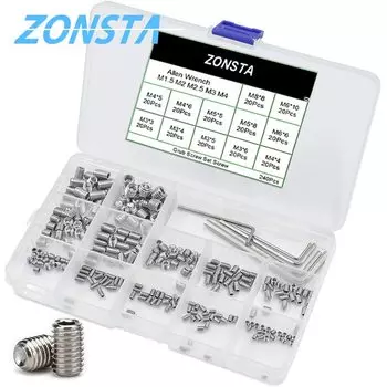 Набор винтов ZONSANTA нержавеющая сталь M3 M4 M5 M6 M8 240 шт.