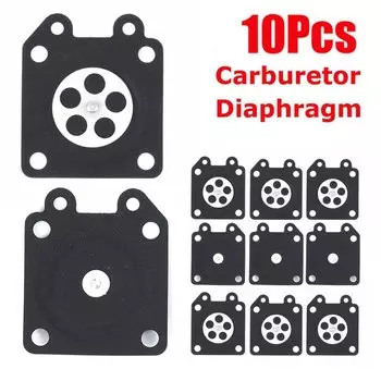 Надежный ремонтный комплект карбюратора бензопилы из десяти дозирующих диафрагментов, совместимый с моделью серии 95 526 и 95 5269 8
