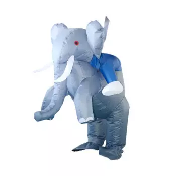 Надувной костюм слона, вечерние карнавальные платья для косплея, костюм животного на Хэллоуин для женщин и мужчин