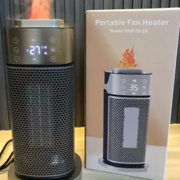Нагреватель 3D нагреватель для увлажнения пламени вертикальная встряхивающая головка дистанционное управление быстрый нагрев PTC электрический нагреватель