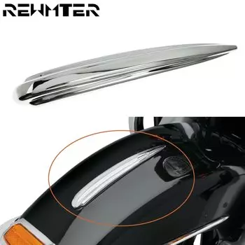 Накладка на переднее крыло мотоцикла, хромированная для Harley Touring Street Road Glide Road King FLHR FLTRX FLHT 1984-2023 Softail Dyna